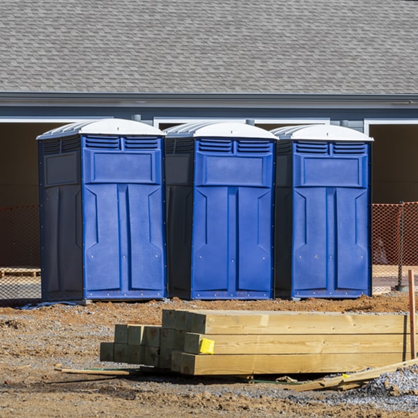 are there any restrictions on where i can place the porta potties during my rental period in Balko